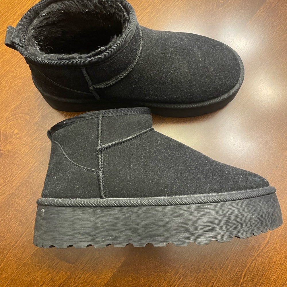 Women’s Black Platform Boots